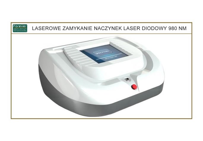 980 nm diode laser for closing broken capillaries